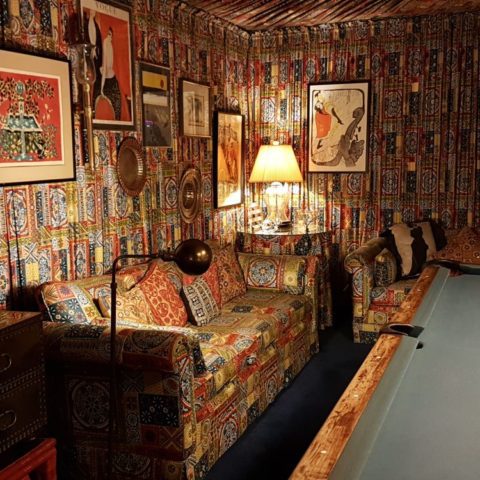 W pokoju bilardowym w domu Elvisa Presleya, fot. Beata Pawlikowska 