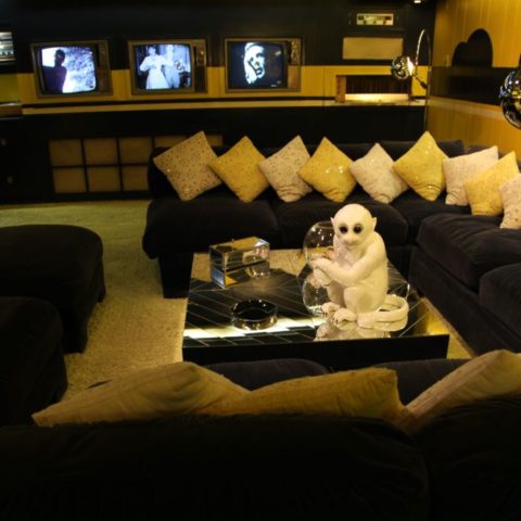 Pokój telewizyjny w domu Elvisa Presleya, fot. Beata Pawlikowska 