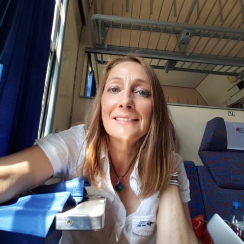 W polskim pociągu, fot. Beata Pawlikowska