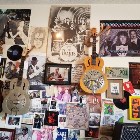 W sklepie z gitarami, Clarksdale, fot. Beata Pawlikowska