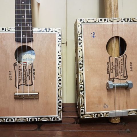 Gitary z pudełek po cygar, fot. Beata Pawlikowska