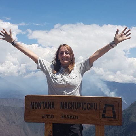 Na szczycie góry Machu Picchu