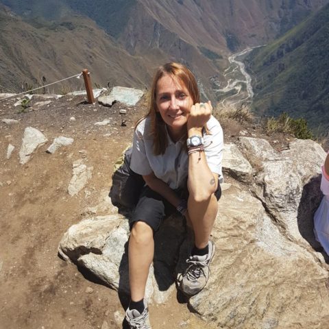 Na szczycie góry Machu Picchu