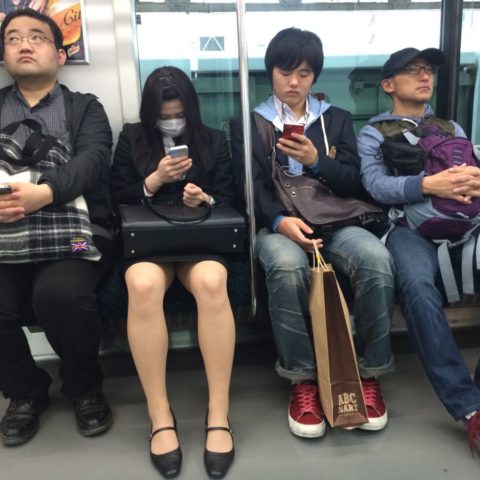 W pociągu w Japonii, fot. Beata Pawlikowska