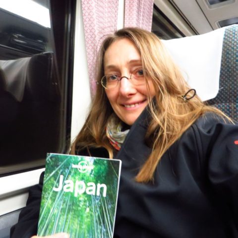 W japońskim pociągu, fot. Beata Pawlikowska