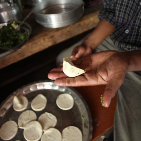 Tradycyjne nepalskie pierożki momo, fot. Beata Pawlikowska