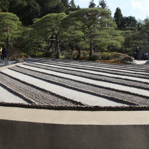 W japońskim ogrodzie piaskowym, fot. Beata Pawlikowska