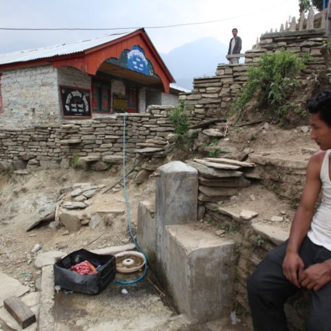 W jednej z wiosek w okolicach Annapurny, fot. Beata Pawlikowska