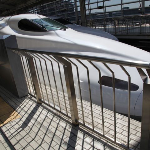 Japoński shinkansen,  fot. Beata Pawlikowska