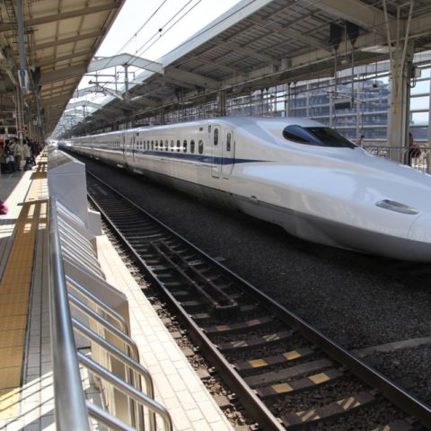 Japoński shinkansen,  fot. Beata Pawlikowska
