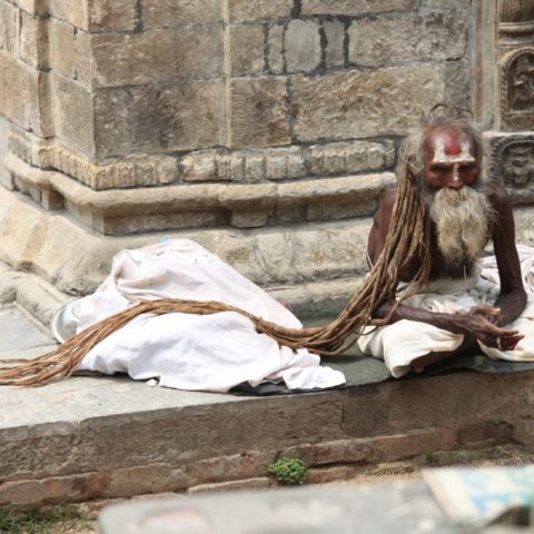 Medytujący jogin w Himalajach, fot. Beata Pawlikowska