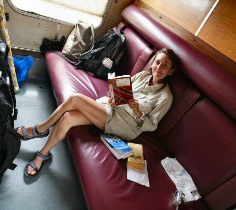 W pociągu w Tanzanii, fot. Beata Pawlikowska