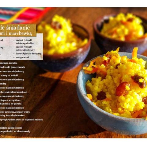 Sułtańskie śniadanie z rodzynkami i marchewką, fot. Beata Pawlikowska