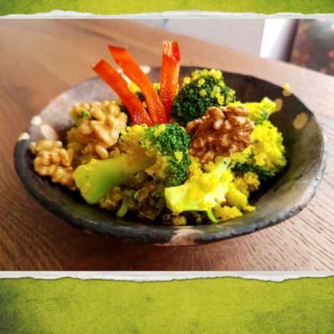 Dwie kasze z brukołami i irzechami,  fot. Beata Pawlikowska