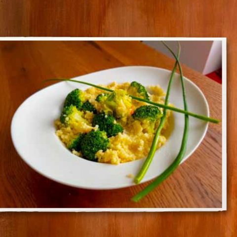 Kasza z mlodą kapustką i brokułami,  fot. Beata Pawlikowska