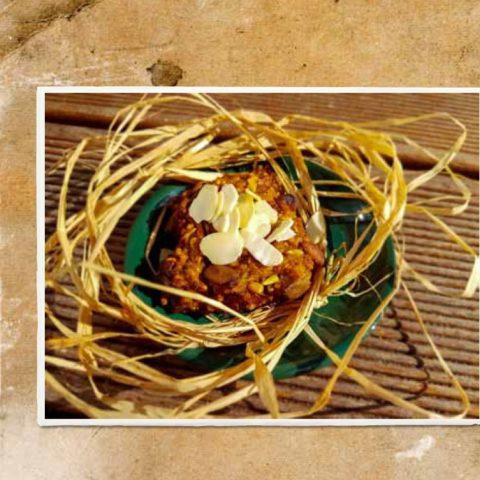 Jabłkowe ciastka z migdałami,  fot. Beata Pawlikowska