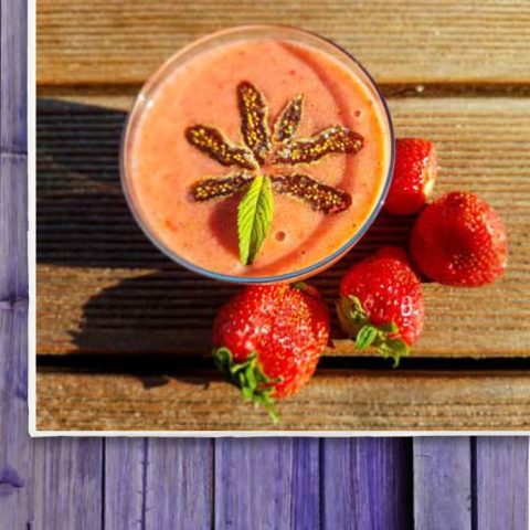 Deser truskawkowo-figowy,  fot. Beata Pawlikowska