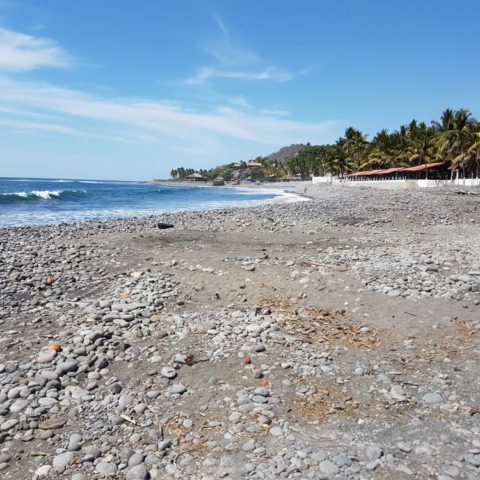 Plaża w El Tunco,  fot. Beata Pawlikowska