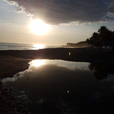 Plaża w El Tunco,  fot. Beata Pawlikowska