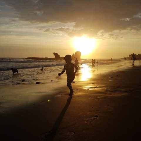 Plaża w El Tunco,  fot. Beata Pawlikowska