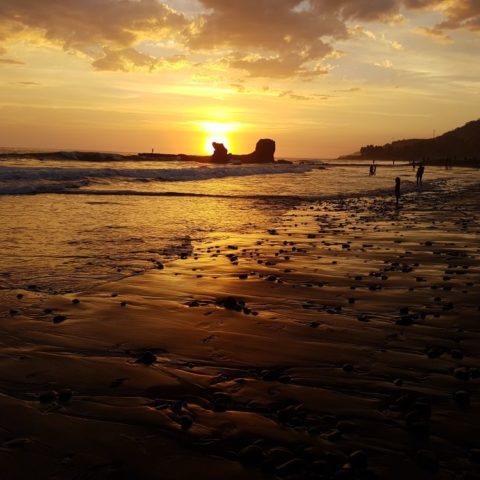 Plaża w El Tunco,  fot. Beata Pawlikowska