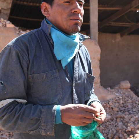 Były górnik, dzis przewodnik, fot. Beata Pawlikowska