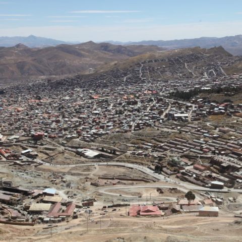 Widok na miasto sprzed kopalni, fot. Beata Pawlikowska