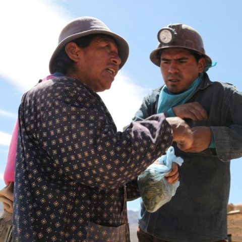 Z wdową po górniku, która została bez środków do zycia, fot. Beata Pawlikowska