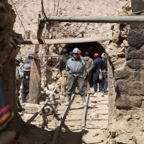 Przed wejściem do kopalni, fot. Beata Pawlikowska