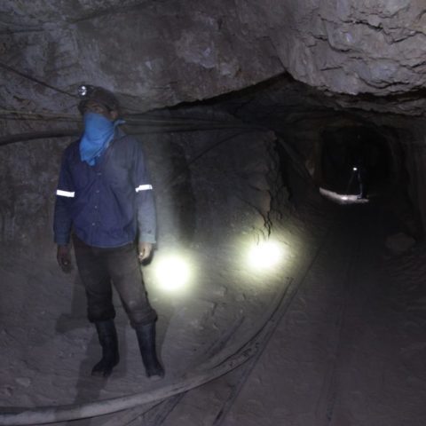 W kopalni srebra w Potosi, fot. Beata Pawlikowska