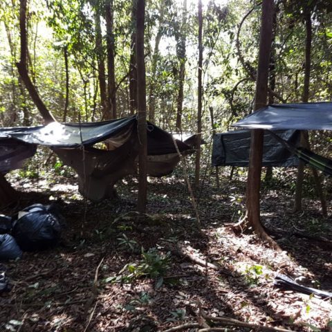 Obozowisko w dzungli, fot. Beata Pawlikowska