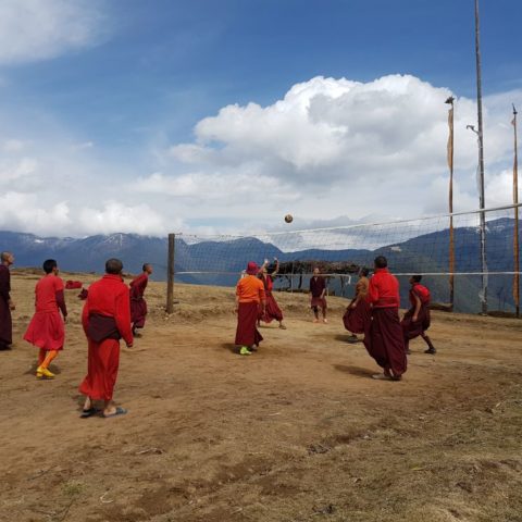 W klasztorze w górach Bhutanu, fot. Beata Pawlikowska