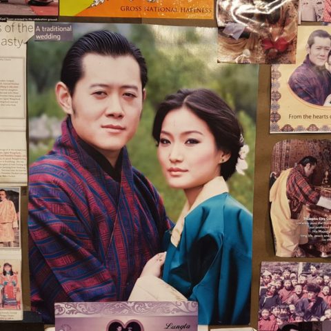 Król i królowa Bhutanu, fot. Beata Pawlikowska