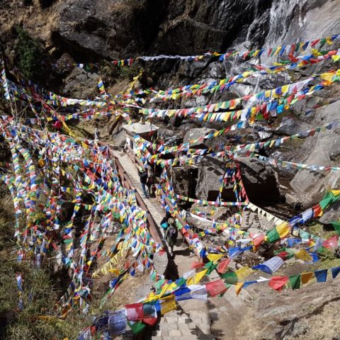 Buddyjskie chorągiewki,  fot. Beata Pawlikowska., 