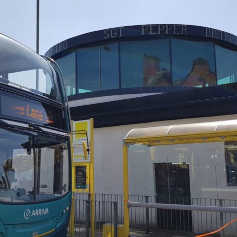 Od lat nieczynne bistro Sgt. Pepper na Penny Lane, fot. Beata Pawlikowska