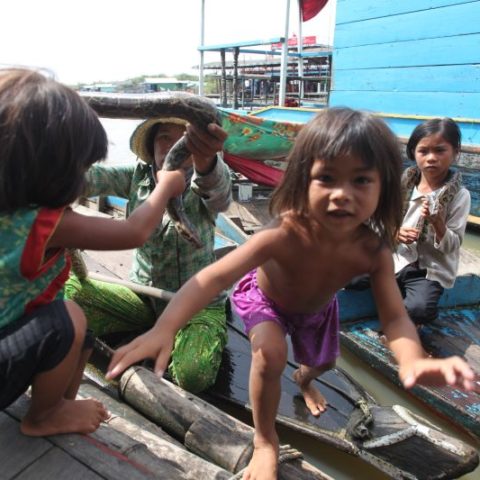 Na jeziorze  Tonle Sap, fot. Beata Pawlikowska