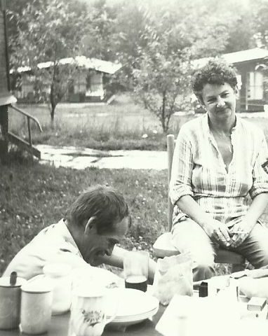 Moi rodzice, urlop pod namiotami