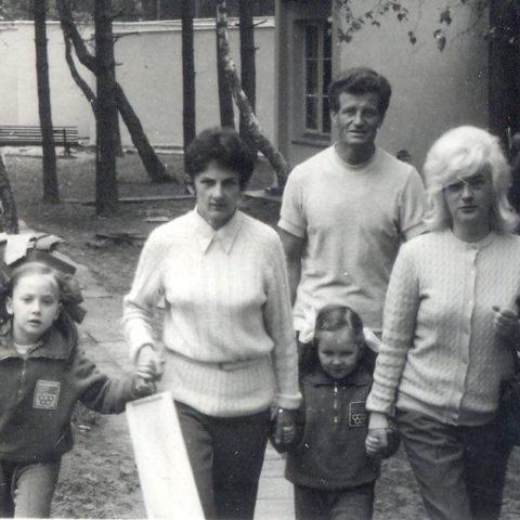 Podczas wczasów w NRD z mamą i siostrą, fot. Adam Pawlikowski