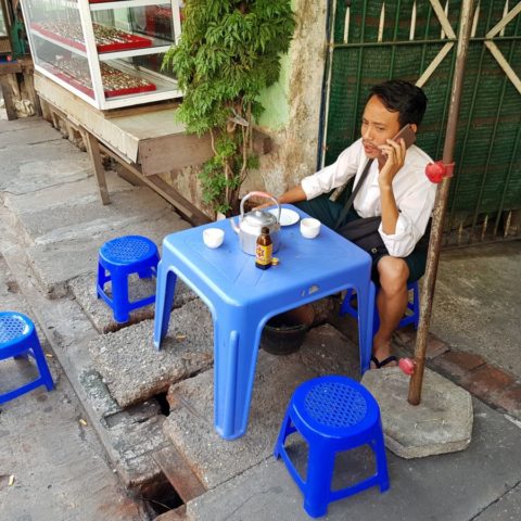 Popołudniowa przerwa na herbatę, fot. Beata Pawlikowska