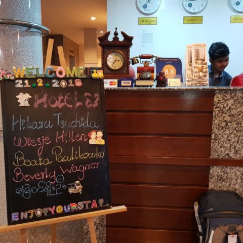 Tak mnie przywitano w hotelu w Rangunie :)  fot. Beata Pawlikowska