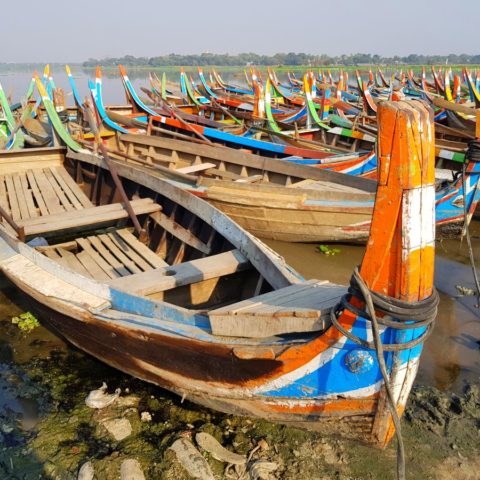 Łodzie gotowe do drogi,  fot. Beata Pawlikowska