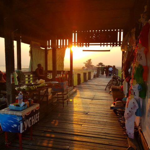 Na najdłuższym drewnianym moście świata,  fot. Beata Pawlikowska