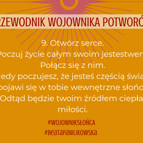 "Wojownik słońca. Magiczna wyprawa na kraniec wszystkiego"