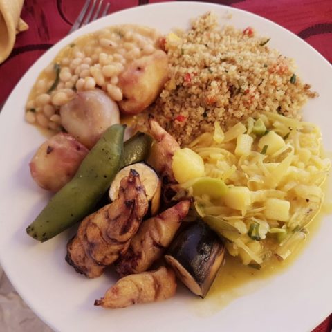 Typowy peruwiański obiad. Fot. Beata Pawlikowska