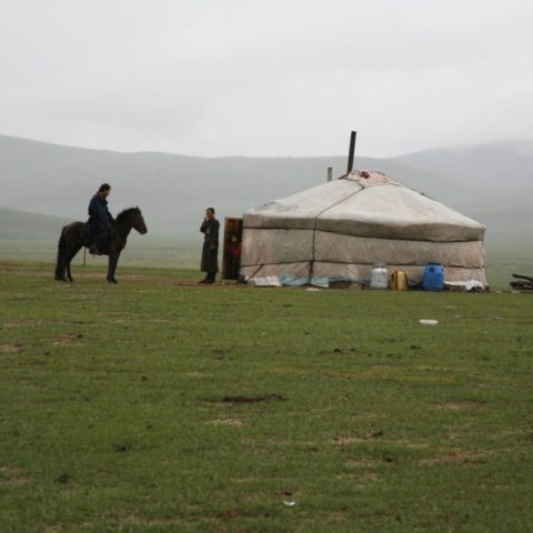 Zakochani na stepach Mongolii