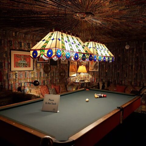 Pokój bilardowy w Graceland.