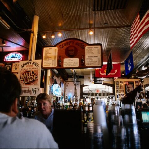 Bar Sloppy Joe, gdzie lubil przychodzić Ernest Hemingway, Key West.